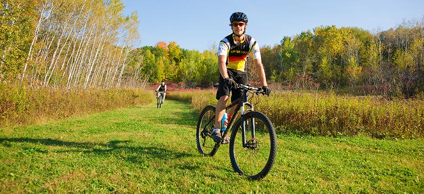 Biking in the Kettle Moraine State Forest